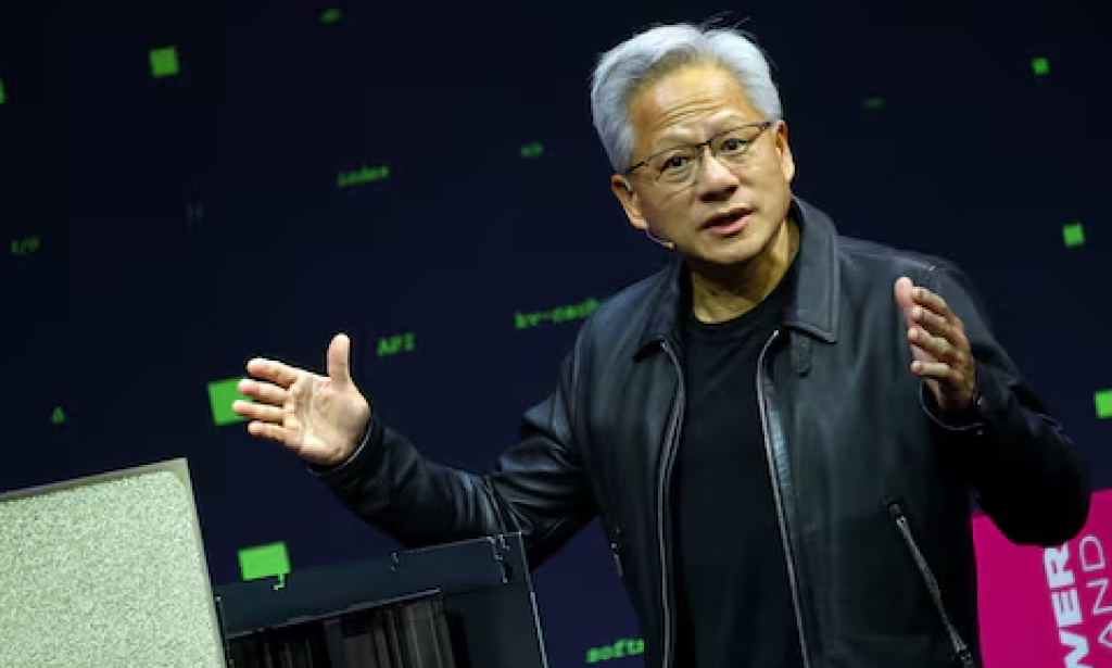 Nvidia CEO Huang sees strong demand for Blackwell chips