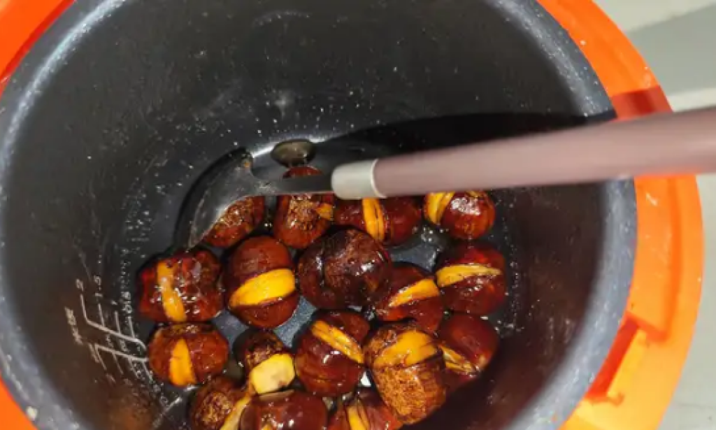 Sharing simple Chinese dishes  3.  sugar chestnuts