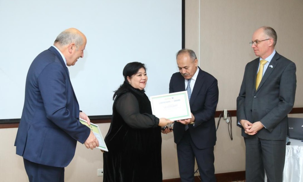 European Union awards the most energy efficient school of Tashkent