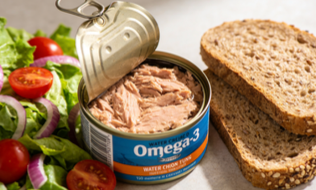Tuna (Canned in Water): Omega-3 Rich Fish for Muscle Growth & Fat Metabolism